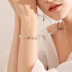 400 шт. 10-цветные градиентные прозрачные акриловые бусины&nbsp;OACR-PA0001-36