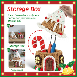 1 Set DIY-Häkelset mit Weihnachtsmotiv für Anfänger&nbsp;DIY-SC0027-78B