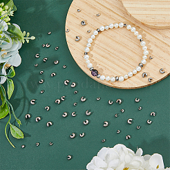 240 шт. 4 крышки для обжимных бусин из нержавеющей стали 304 STAS-DC0015-59