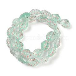 Chapelets de perles vernissées manuelles&nbsp;LAMP-I027-11E