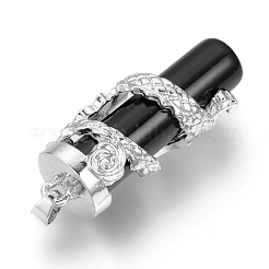 Натуральный черный камень подвески G-S246-03G