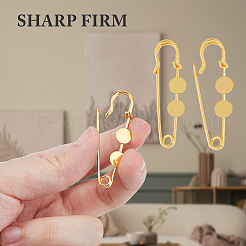 20 шт. 2 цвета латунные английские булавки фурнитура для броши KK-FH0007-85B