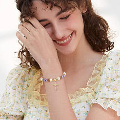 10шт латунные подвески с микропаве и кубическим цирконием&nbsp;KK-BBC0019-82