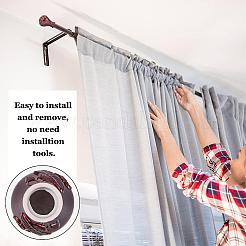 Пластиковые головки для карнизов FIND-WH0021-27A