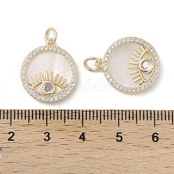 Латунные подвески из ракушки&nbsp;KK-L208-74G