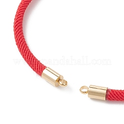 Изготовление браслета-слайдера из круглого нейлонового витого шнура диаметром 3 мм&nbsp;AJEW-JB01467-03