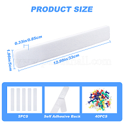 Прямоугольные самоклеящиеся фетровые стикеры для заметок в блокнотах AJEW-CP0008-55A-02
