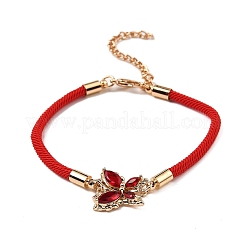 12 pz 12 colori braccialetti in poliestere&nbsp;BJEW-P340-12B-G