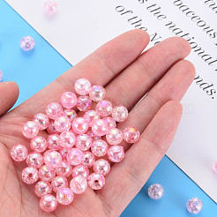 Прозрачных бусин акриловые треск MACR-S373-66-L04