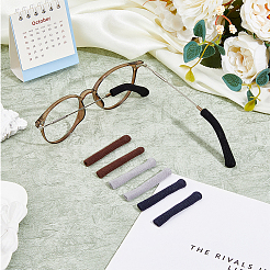 4 пара 4-цветных шерстяных ниток для очков с ушками FIND-HY0003-10