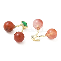 Подвески из натурального агата с фруктами&nbsp;KK-B140-01G