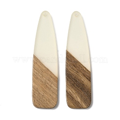 Светящийся в темноте большой кулон из дерева и смолы WOOD-H104-17