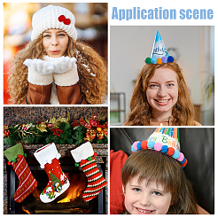 72шт. 12-х цветный полипропиленовый помпоновый шар&nbsp;DIY-FH0010-22