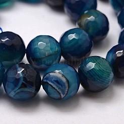 Природный агат бисер нитей X-G-G882-14mm-D01-2