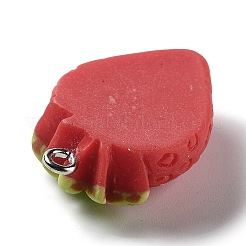 Подвески из непрозрачной смолы в виде фруктов&nbsp;RESI-A030-02B