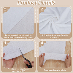 Tessuti di poliestere&nbsp;DIY-WH0622-289A