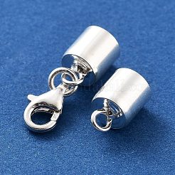 925スターリングシルバーカニカン  コードエンドとスタンプ925個付き  銀  26mm  内径：5mm&nbsp;STER-P055-03H-S
