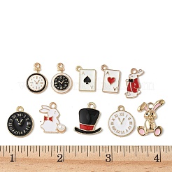 20шт 10 стиля подвески из сплава с эмалью&nbsp;ENAM-FP0002-89