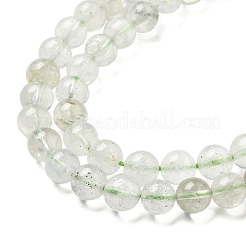 Нити бусин из натурального зеленого берилла G-F787-01-6mm