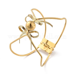 Шарнирные браслеты из нержавеющей стали 304 для женщин BJEW-Z091-08G