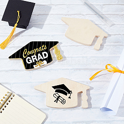 Необработанные чистые листы из натурального дерева под покраску WOOD-WH0126-01