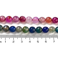 Природный агат бисер нитей G-G703-8mm-M