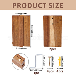 2 crochet en bois pour touche de piano&nbsp;AJEW-WH0752-587