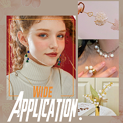 60 шт. 6 цвета флокированные акриловые бусины MACR-PH0001-55