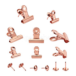 Железные зажимы и булавки с круглой головкой AJEW-TA0001-14RG