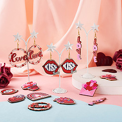 Набор для самостоятельного изготовления сережек ко Дню святого Валентина&nbsp;DIY-TA0006-51