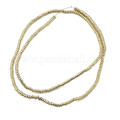 Гальванические нити из синтетических немагнитных гематитовых бусин G-H327-H01-01E