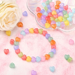 300шт 10 цвета имитация желе акриловые бусины&nbsp;MACR-CJ0001-31