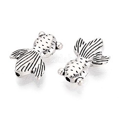 Сплавочные овальные бусины тибетского стиля &nbsp;TIBEB-T004-06AS