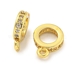 Staffe per tubi in ottone cubic zirconia&nbsp;KK-L215-201B-G