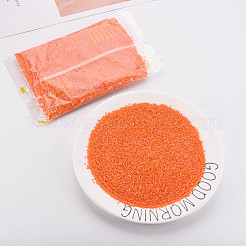 Цилиндрические бусины из матового стекла&nbsp;SEED-S047-O-001