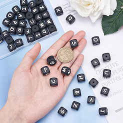 52шт 26 стильные силиконовые бусины SIL-AR0001-03A