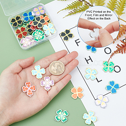 54шт 9 цвета акриловые подвески&nbsp;OACR-SC0001-07