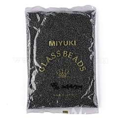 MIYUKIラウンドロカイユビーズ  日本製シードビーズ  15/0  （rr2447)不透明な濃いオリーブの光沢  1.5mm  穴：0.7mm  約250000個/ポンド&nbsp;SEED-G009-RR2447