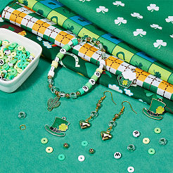 DIY-Armband-Sets zum Thema St. Patrick's Day aus Emaille- und Polymer-Tonperlen&nbsp;DIY-SP0002-54