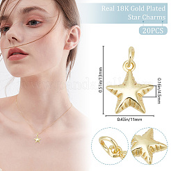 Латунные подвески&nbsp;KK-BBC0015-30B