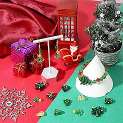 20 шт. 5 вида стеклянных эмалевых бусин&nbsp;LAMP-SC0001-68