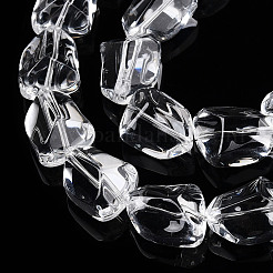 Transparenz Glasperlen Stränge&nbsp;X-GLAA-T023-15
