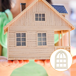 12 шт. 3 стиля деревянных мини-лестниц и окон WOOD-FH0002-05
