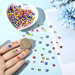 300шт непрозрачные бусины из смолы&nbsp;RESI-PA0001-11