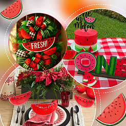 Schaum-Imitat-Wassermelonen-Displaydekorationen&nbsp;LS-AJEW-WH0752-140