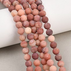 Chapelets de perles en aventurine rose naturel&nbsp;LS-G-G716-01-6mm
