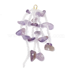 4 шт. 4 стиля подвески с кисточками из натурального цитрина&nbsp;PALLOY-MZ00999