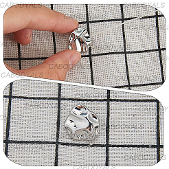 30 шт. 3 стиля пуговицы из сплава с тремя отверстиями на ножке&nbsp;BUTT-CY0001-27P