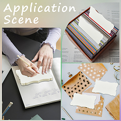 50 шт. поздравительных открыток из самодельной бумаги&nbsp;AJEW-CP0010-26A-02