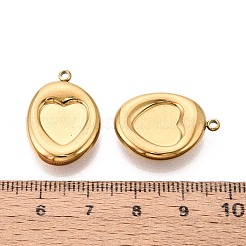 Cabochon-Fassungen für Anhänger aus Edelstahl 304&nbsp;X-STAS-T075-24G